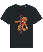 Gingerbread Dancer | Vintage Christmas Rocker T-Shirt
