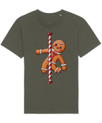 Gingerbread Dancer | Vintage Christmas Rocker T-Shirt