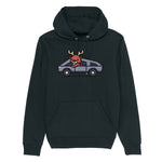 Reindeer Cybertruck | Vintage Rocker Hoodie