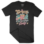 Crazy Christmas Lady | Unisex Christmas T-Shirt Chroma Clothing
