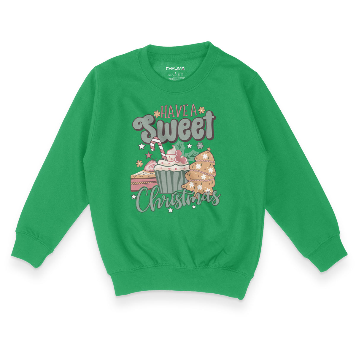 Have A Sweet Christmas | Kid's Christmas Sweatshirt Chroma Clothing