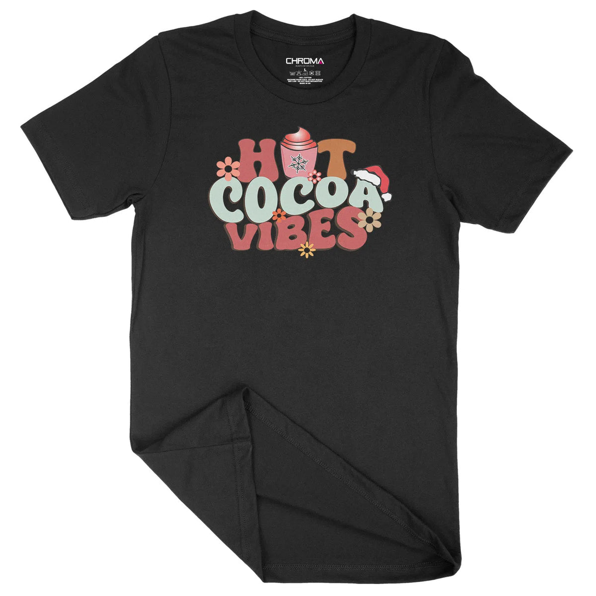 Hot Cocoa Vibes | Unisex Christmas T-Shirt Chroma Clothing