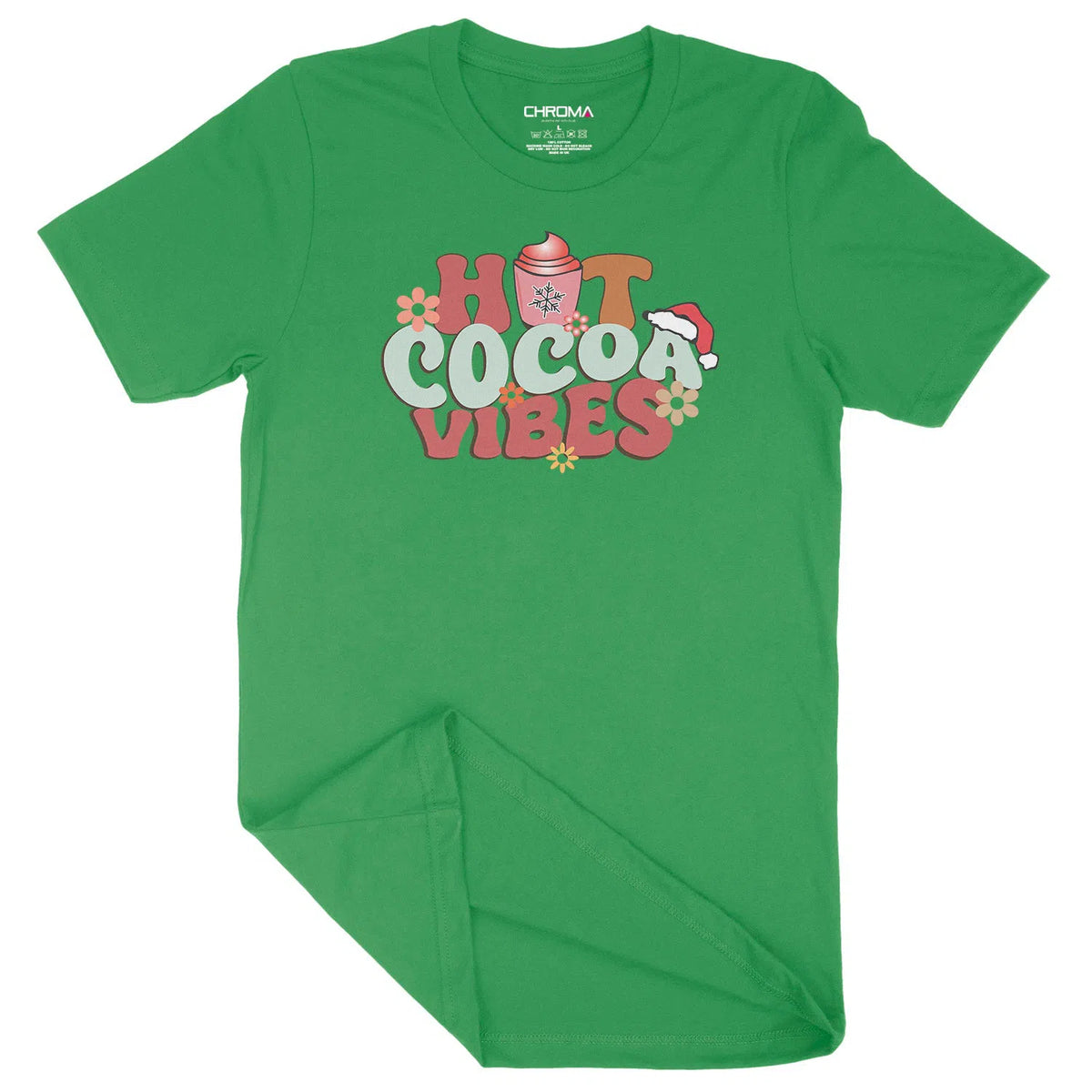 Hot Cocoa Vibes | Unisex Christmas T-Shirt Chroma Clothing