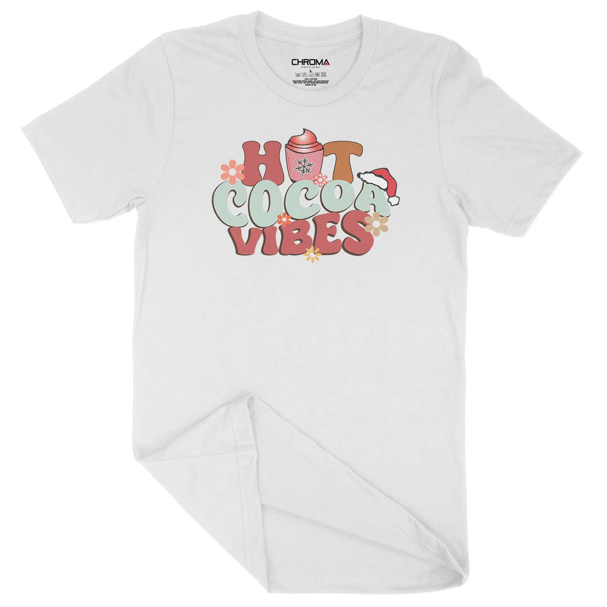 Hot Cocoa Vibes | Unisex Christmas T-Shirt Chroma Clothing