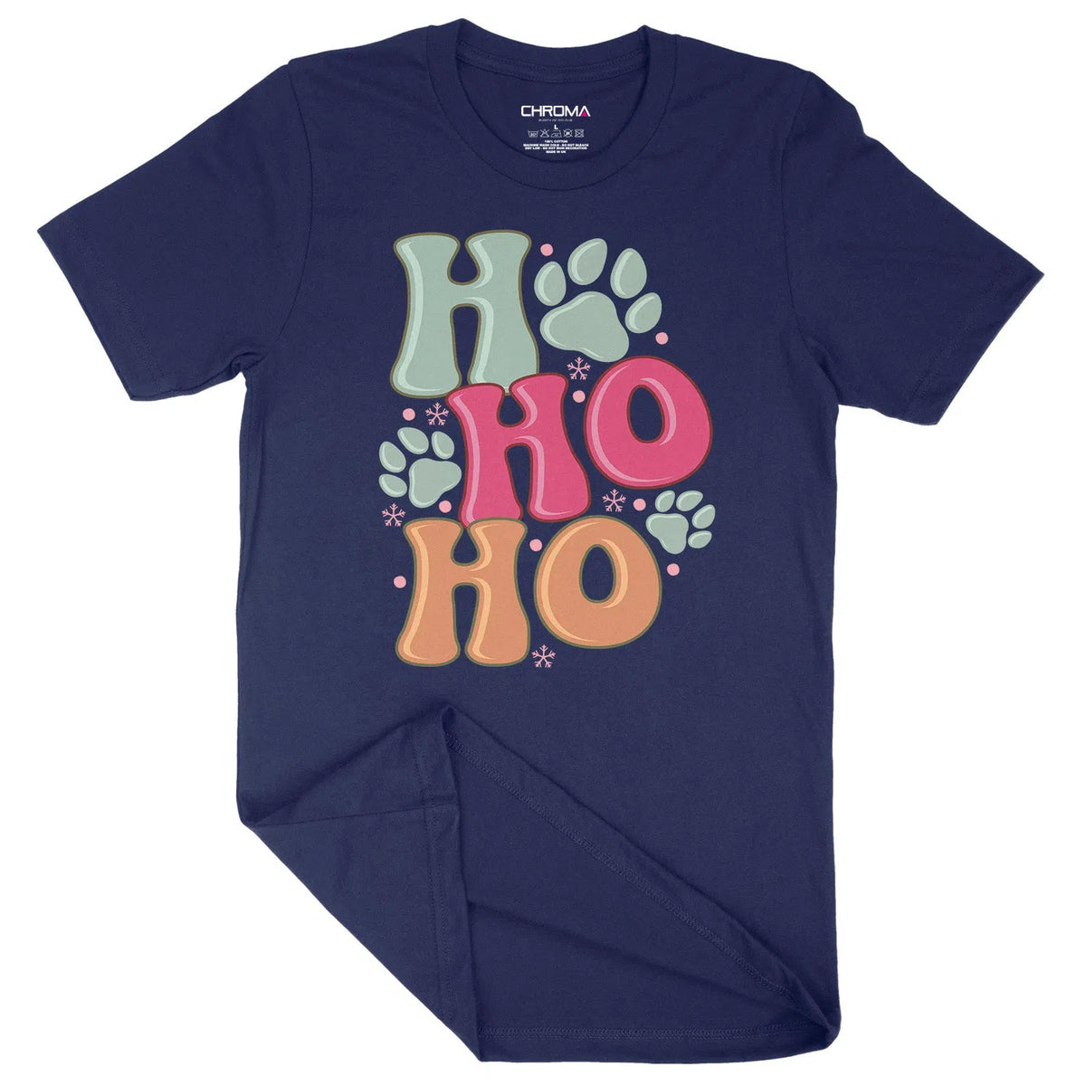 Ho Ho Ho Festive Fun | Unisex Christmas T-Shirt Chroma Clothing