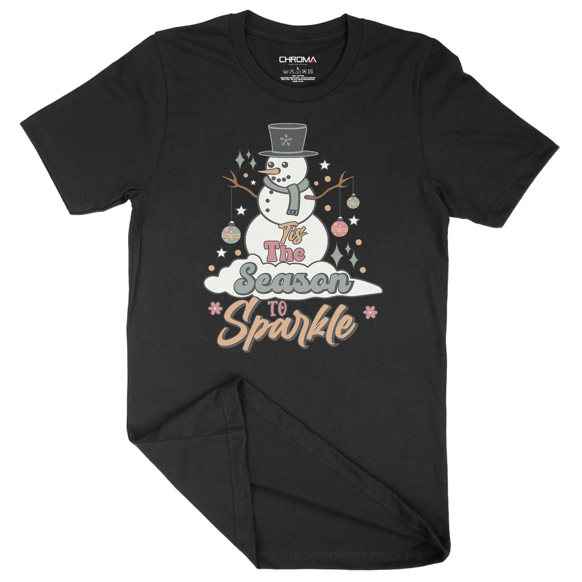 The Season To Sparkle | Unisex Christmas T-Shirt Chroma Clothing