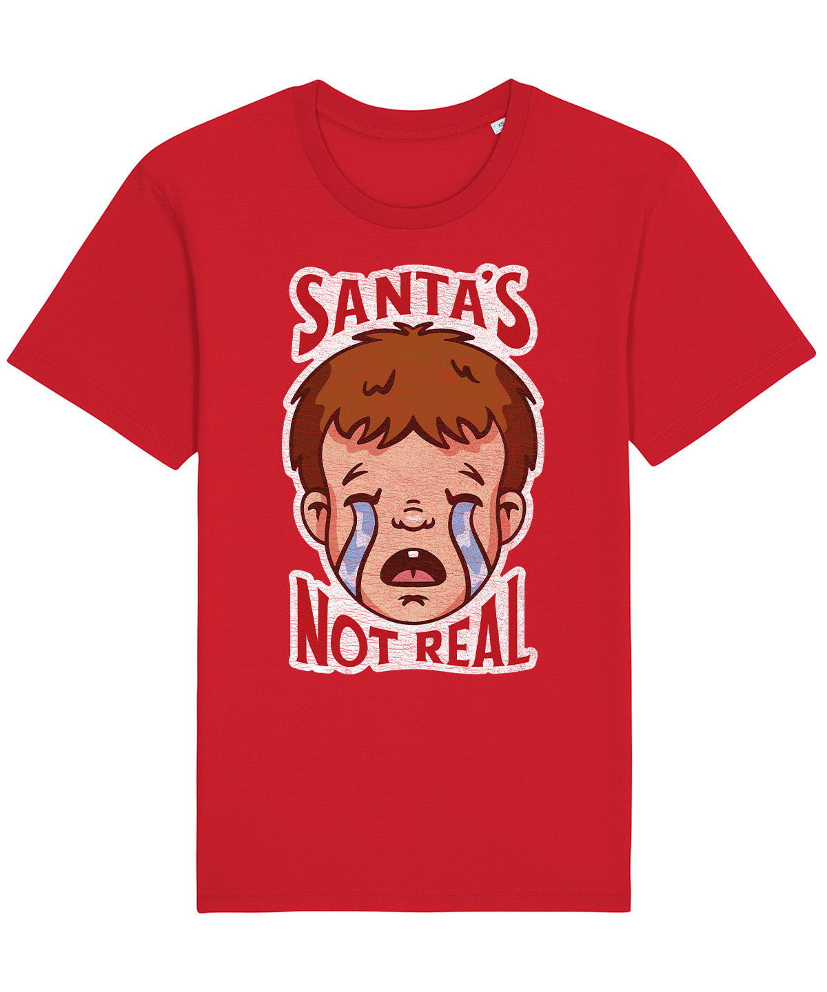 Santa's Not Real | Vintage Christmas Rocker T-Shirt