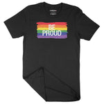 Be Proud Rainbow LGBTQ | Unisex Adult T-Shirt Chroma Clothing