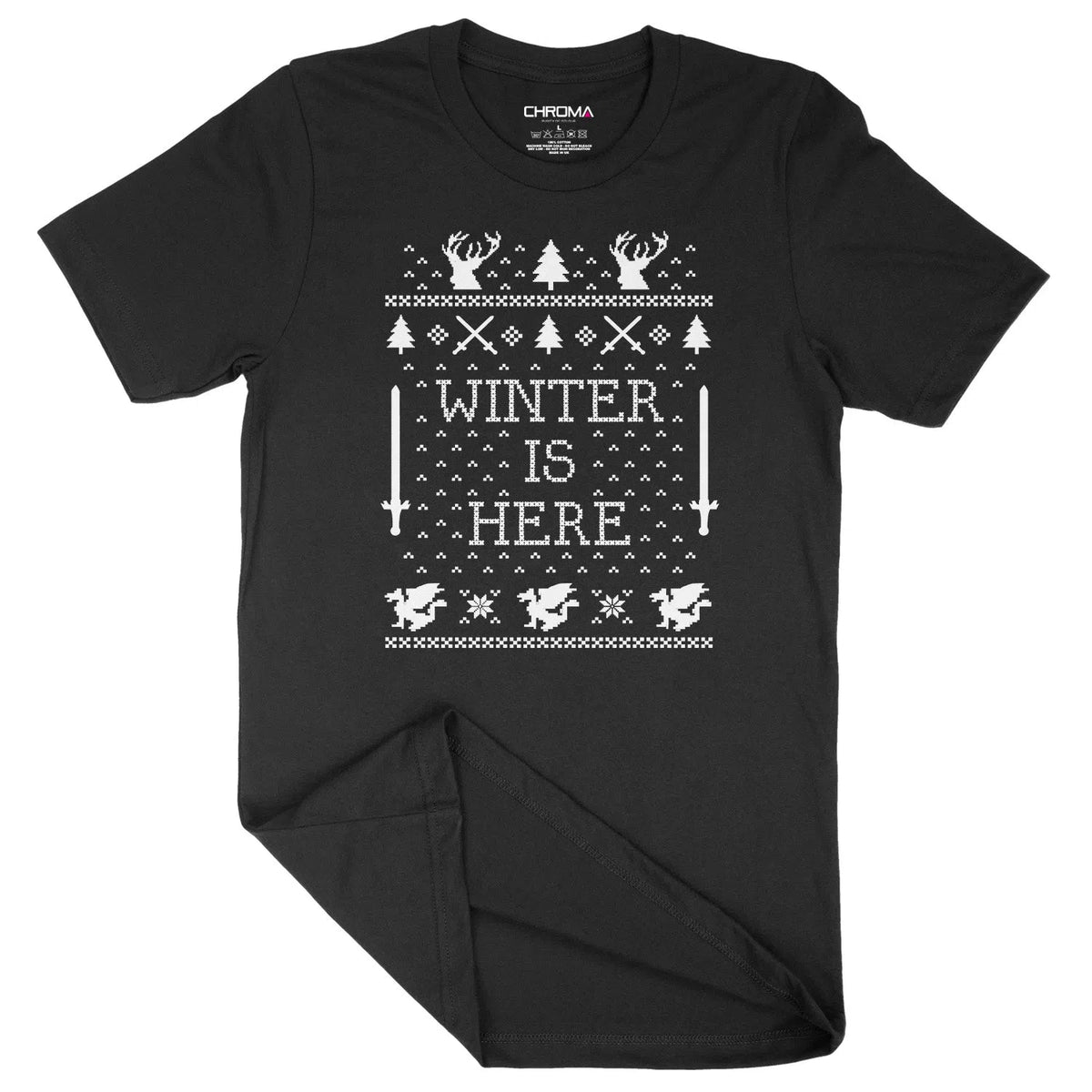 Winter Is Here | Unisex Christmas T-Shirt Chroma Clothing