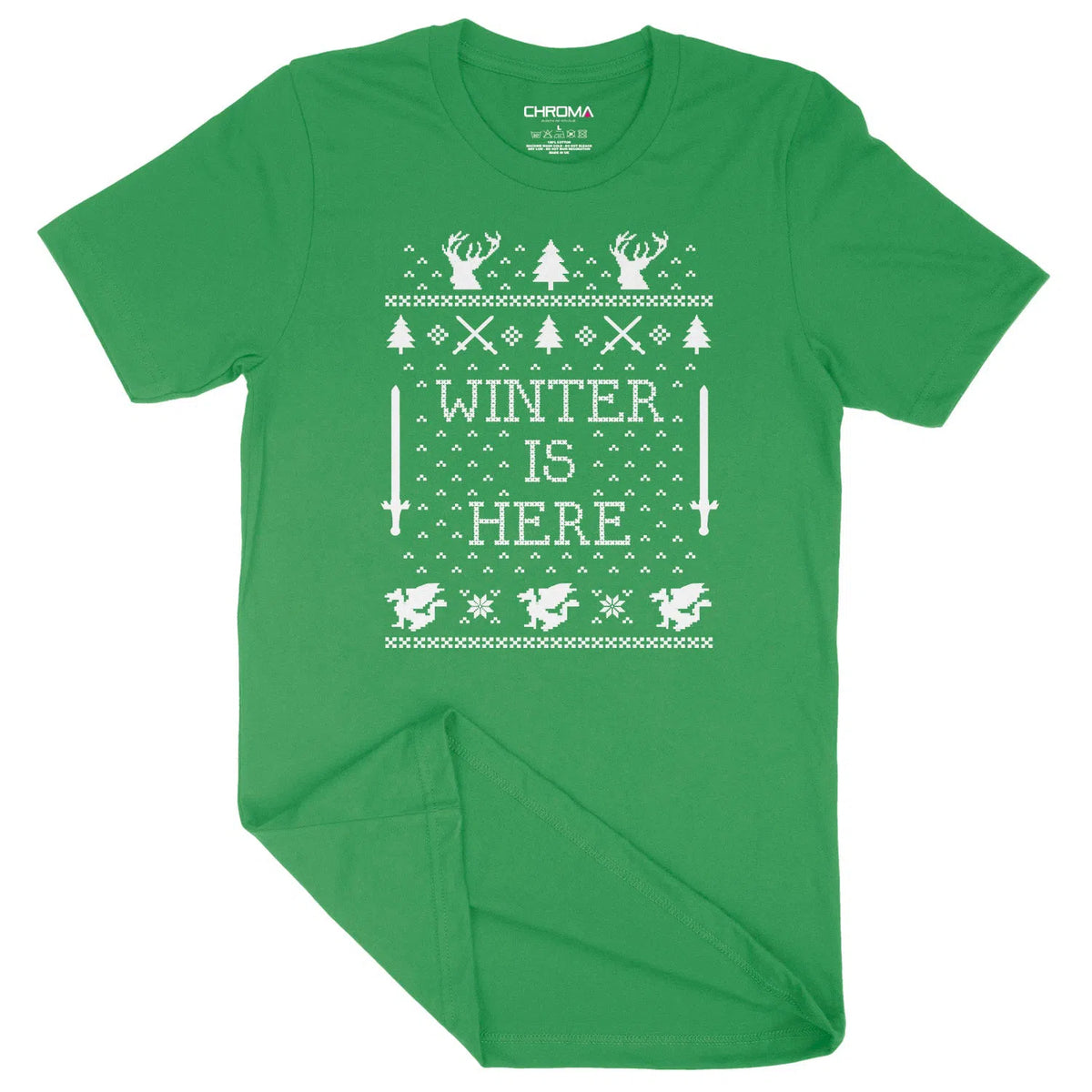 Winter Is Here | Unisex Christmas T-Shirt Chroma Clothing