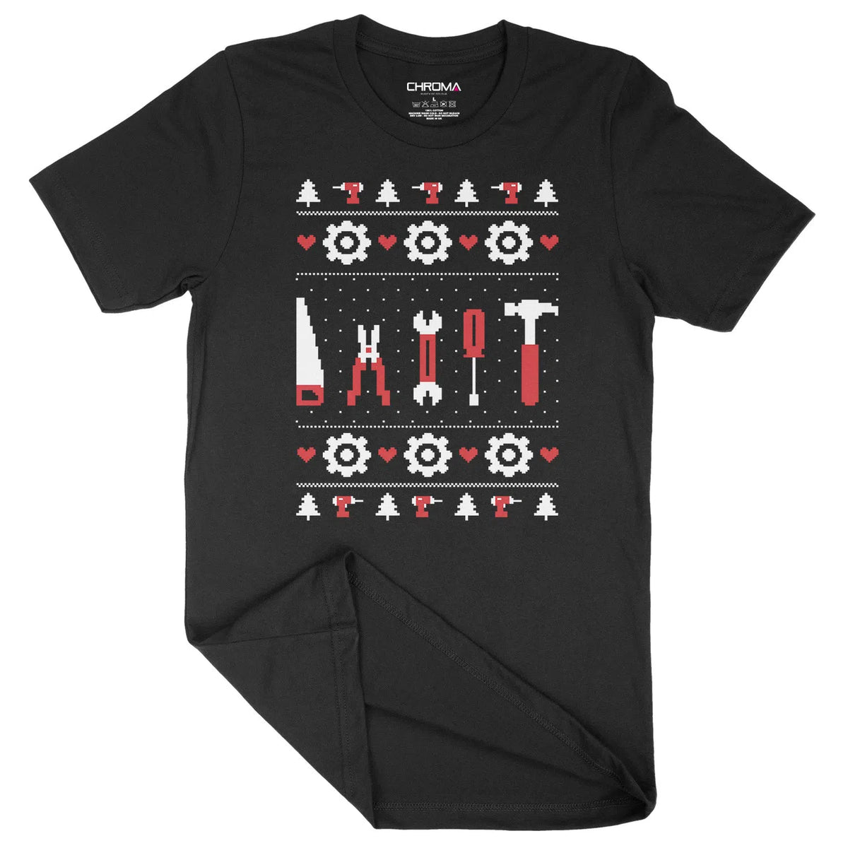 DIY Builder Festive Fun | Unisex Christmas T-Shirt Chroma Clothing