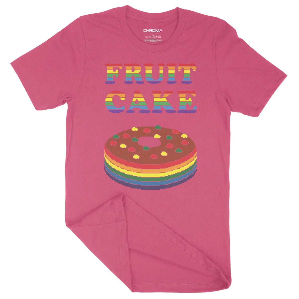 Fruit Cake Rainbow LGBTQ | Unisex Adult T-Shirt Chroma Clothing
