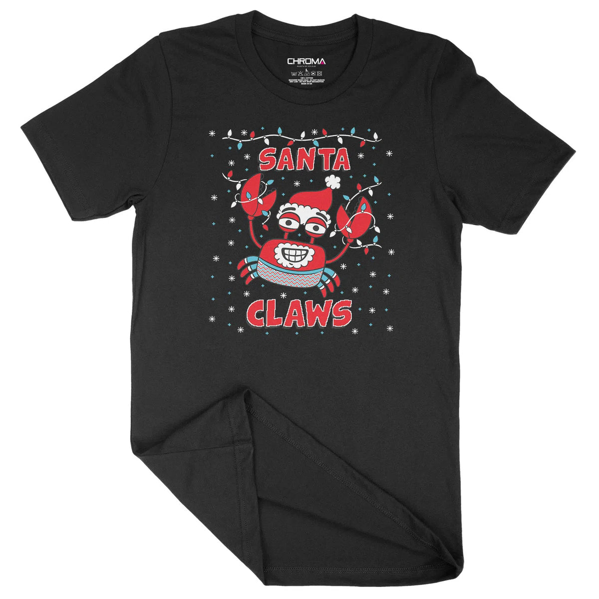 Santa Claws Festive Fun | Unisex Christmas T-Shirt Chroma Clothing