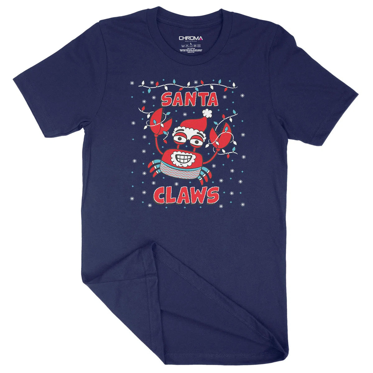Santa Claws Festive Fun | Unisex Christmas T-Shirt Chroma Clothing