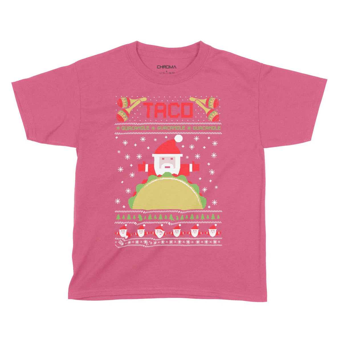 Taco Santa | Kids Christmas T-Shirt Chroma Clothing