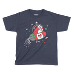 Santa Rocketship | Kids Christmas T-Shirt Chroma Clothing