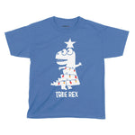 Tree Rex Festive Fun Shirt | Kids Christmas T-Shirt Chroma Clothing