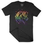 Rainbow Unicorn LGBTQ | Unisex Adult T-Shirt Chroma Clothing