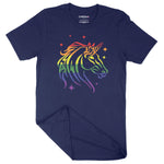 Rainbow Unicorn LGBTQ | Unisex Adult T-Shirt Chroma Clothing