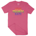 Love Trump Hate LGBTQ | Unisex Adult T-Shirt Chroma Clothing