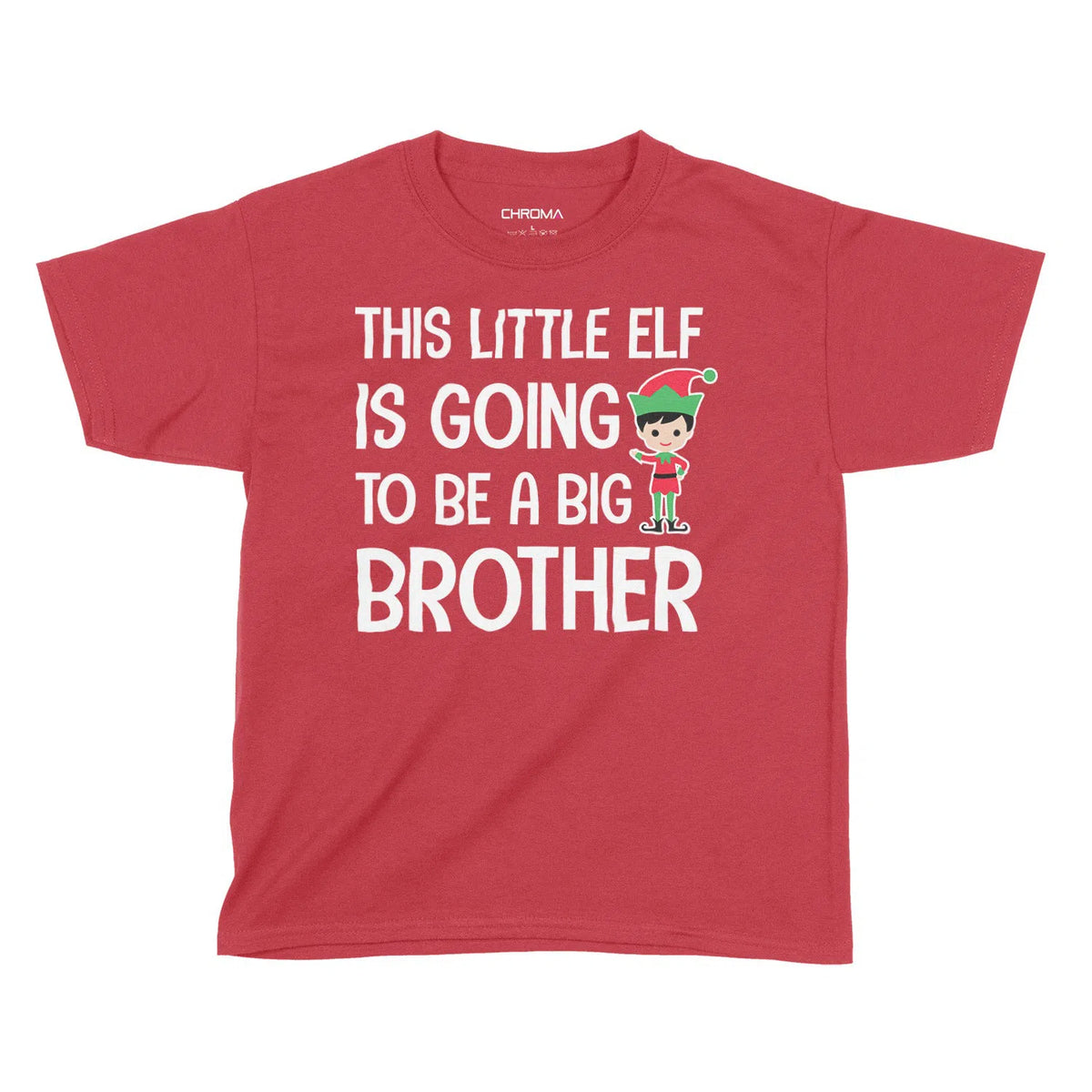 This Little Elf Brother | Kids Christmas T-Shirt Chroma Clothing