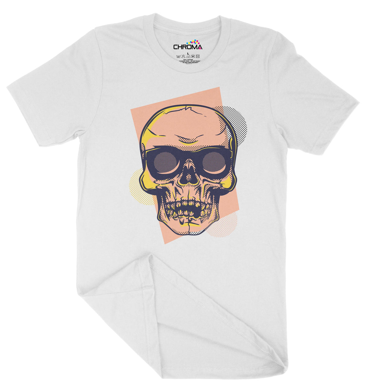 Abstract Skull Art Unisex Adult T-Shirt | Premium Quality Streetwear Chroma Clothing
