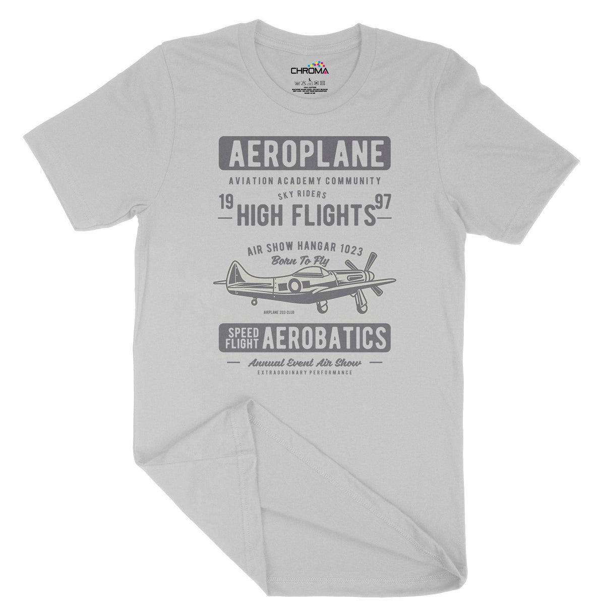 Aeroplane | Vintage Adult T-Shirt | Classic Vintage Clothing Chroma Clothing