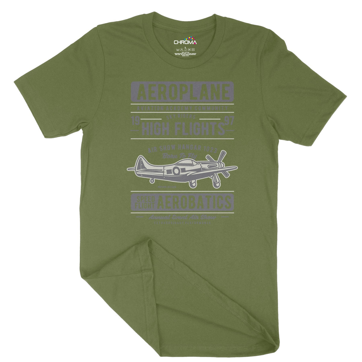 Aeroplane | Vintage Adult T-Shirt | Classic Vintage Clothing Chroma Clothing