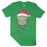 Cool Alien Santa | Unisex Christmas T-Shirt Chroma Clothing