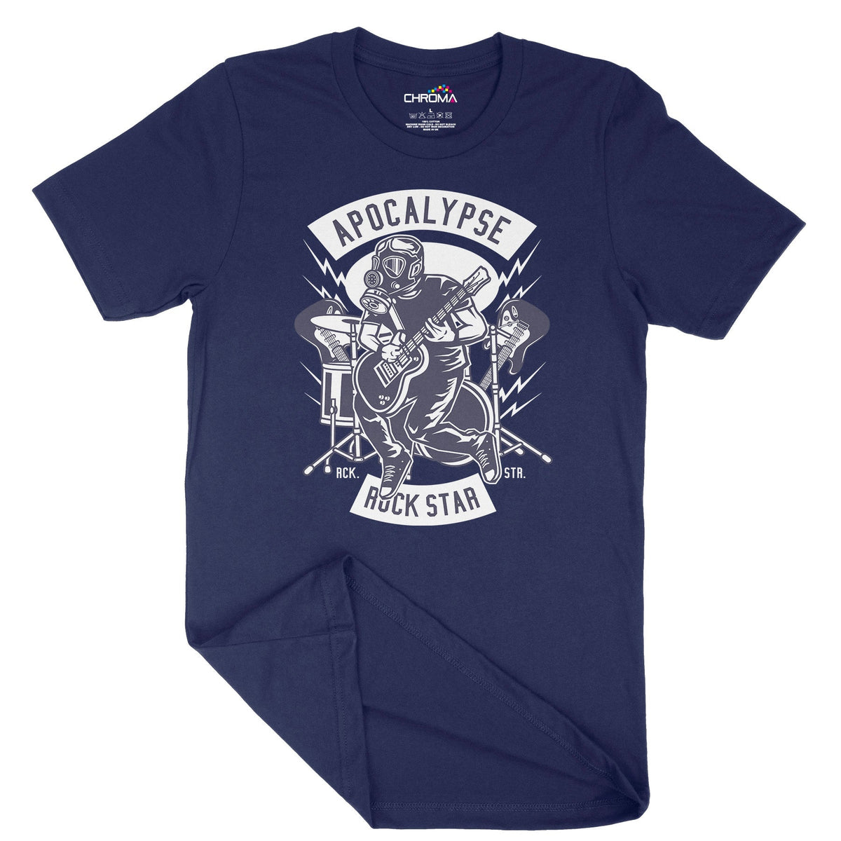 Apocalypse Rock Star | Vintage Adult T-Shirt | Classic Vintage Clothin Chroma Clothing