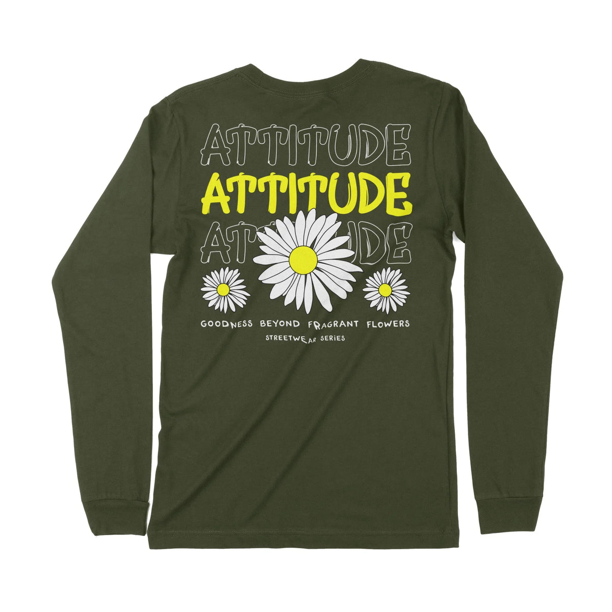 Attitude | Dual Print | Long-Sleeve T-Shirt | Premium Quality Streetwe Chroma Clothing