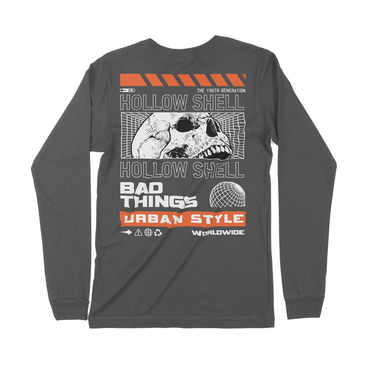 Bad Things | Back Print | Long-Sleeve T-Shirt | Premium Quality Street Chroma Clothing