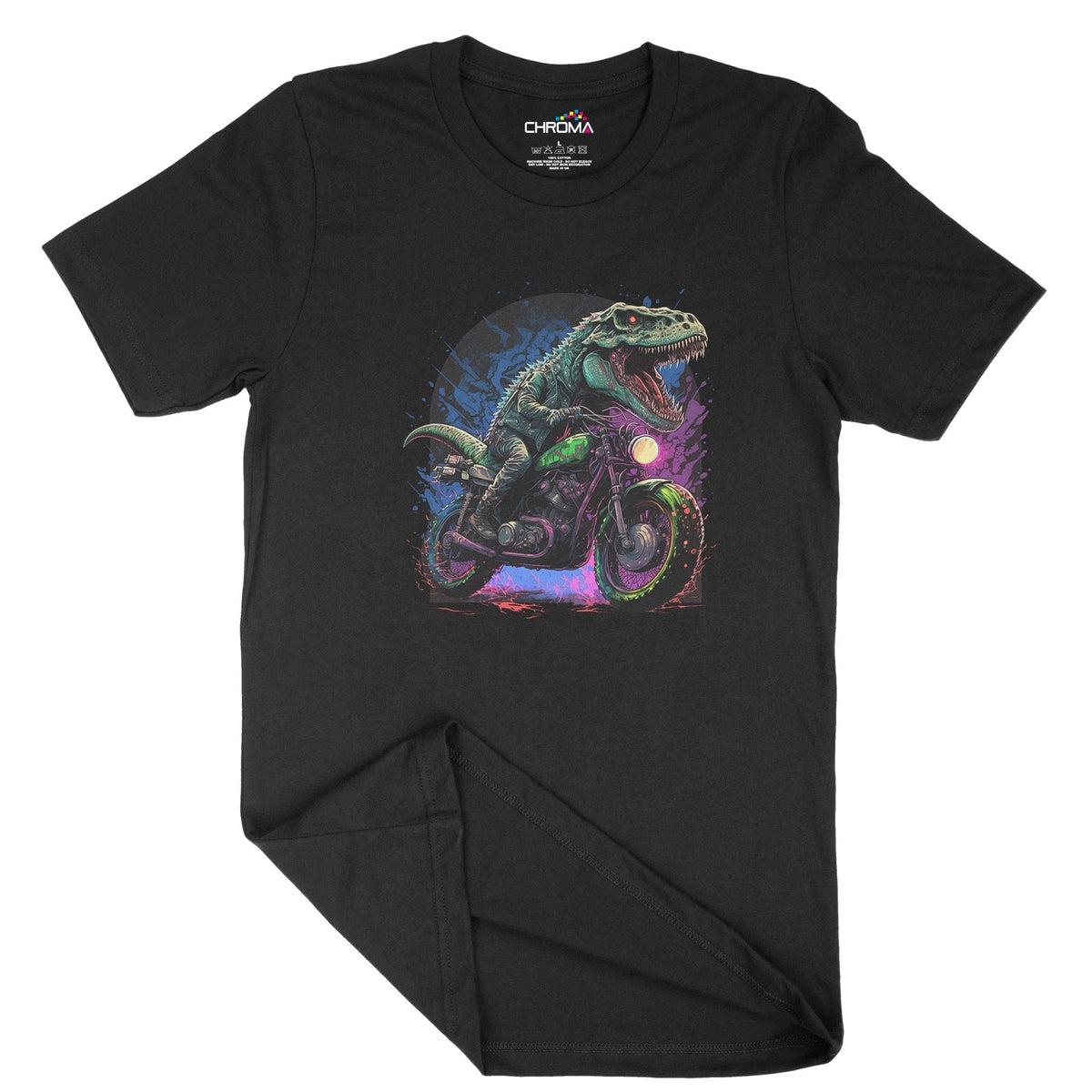 Badass Dinosaur Club Unisex Adult T-Shirt Chroma Clothing