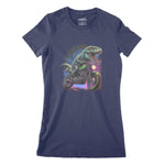 Badass Dinosaur Club Women's Classic Fitted T-Shirt Chroma Clothing
