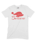 Believe Santa Unisex Adult T-Shirt Chroma Clothing