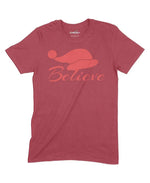 Believe Santa Unisex Adult T-Shirt Chroma Clothing