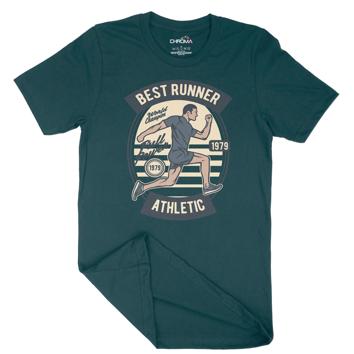 Best Runner Athletic | Vintage Adult T-Shirt | Classic Vintage Clothin Chroma Clothing