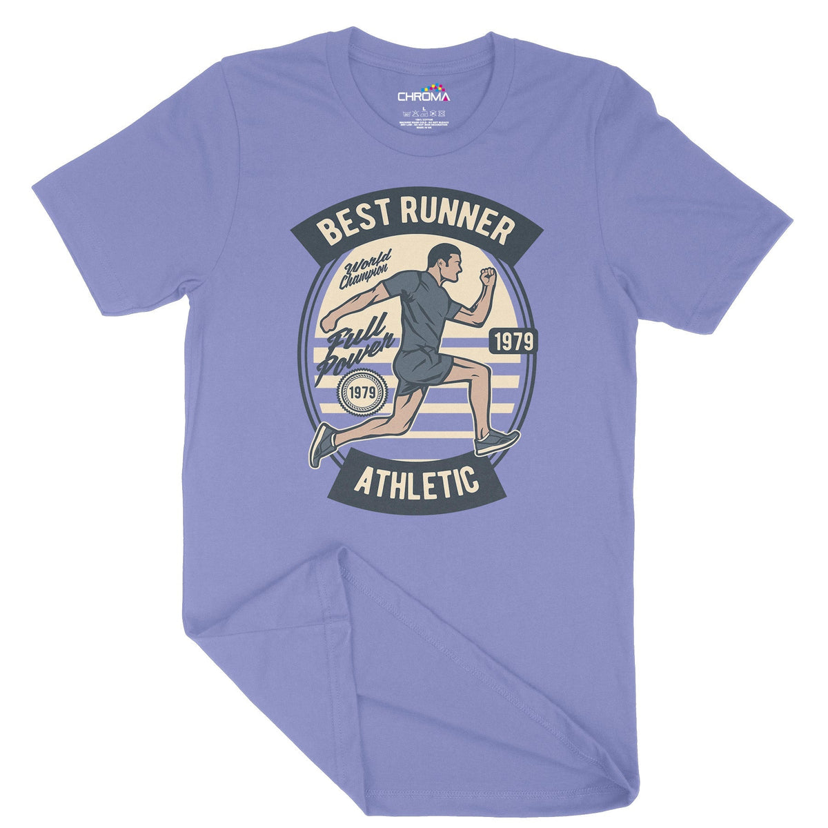 Best Runner Athletic | Vintage Adult T-Shirt | Classic Vintage Clothin Chroma Clothing