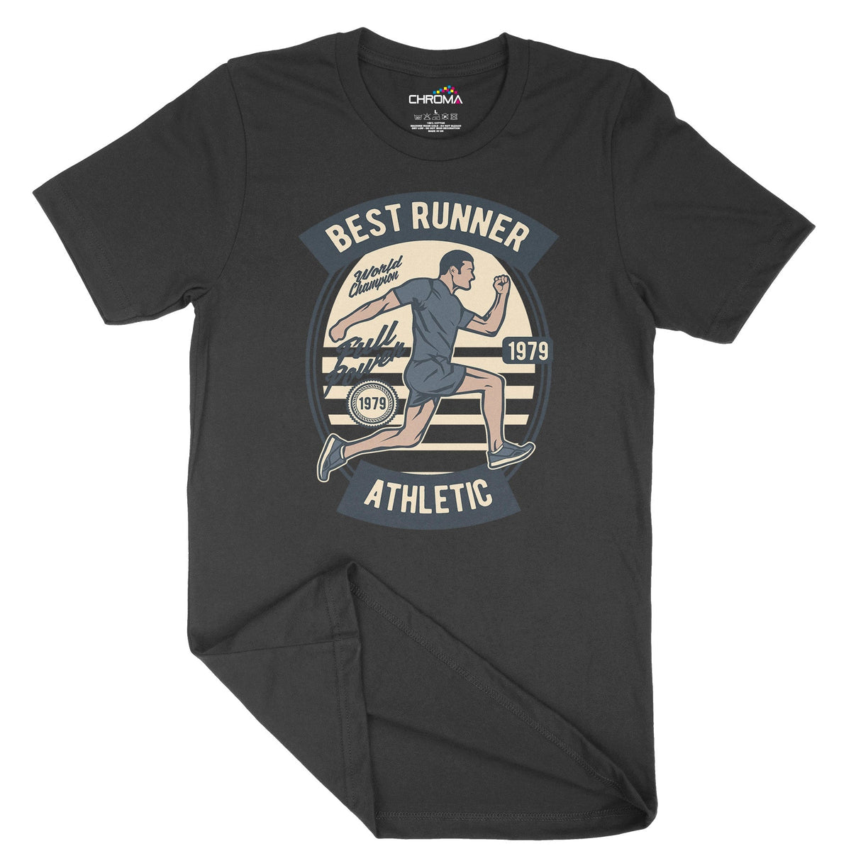 Best Runner Athletic | Vintage Adult T-Shirt | Classic Vintage Clothin Chroma Clothing