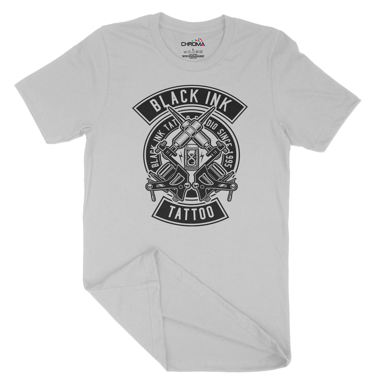 Black Ink Tattoo | Vintage Adult T-Shirt | Classic Vintage Clothing Chroma Clothing