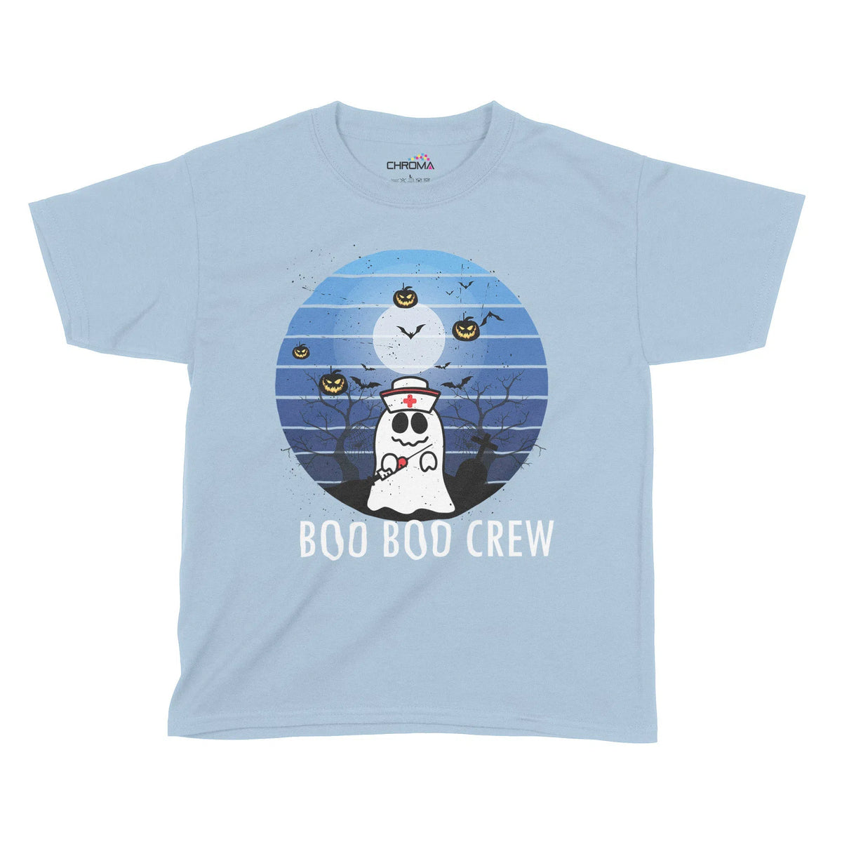 Boo Boo Crew Halloween Kids T-Shirt | Premium Halloween Clothing Chroma Clothing