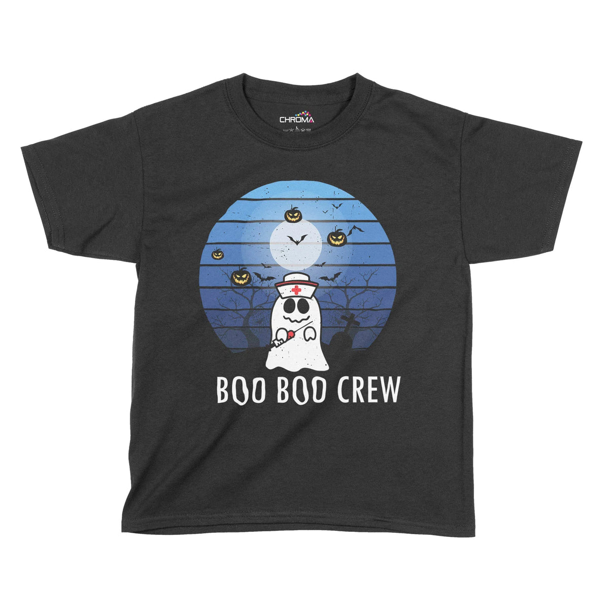 Boo Boo Crew Halloween Kids T-Shirt | Premium Halloween Clothing Chroma Clothing