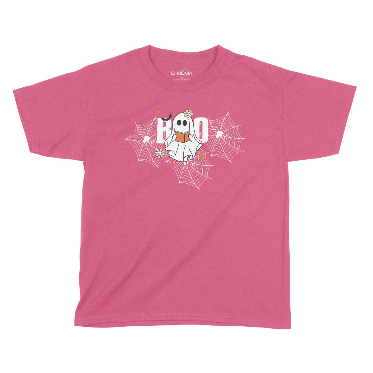 Boo Ghost Halloween Kids T-Shirt | Premium Halloween Clothing Chroma Clothing