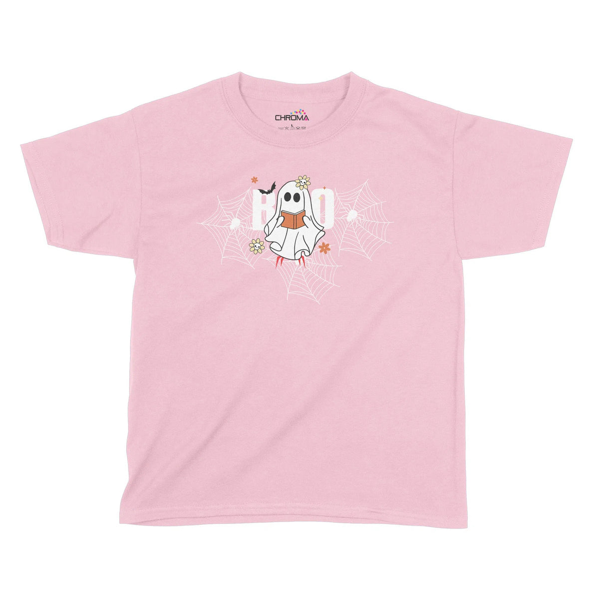 Boo Ghost Halloween Kids T-Shirt | Premium Halloween Clothing Chroma Clothing