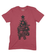 Christmas Tree Presents Please Unisex Adult T-Shirt Chroma Clothing
