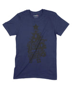 Christmas Tree Presents Please Unisex Adult T-Shirt Chroma Clothing