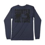 Counter Culture | Back Print | Long-Sleeve T-Shirt | Premium Quality S Chroma Clothing
