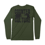 Counter Culture | Back Print | Long-Sleeve T-Shirt | Premium Quality S Chroma Clothing