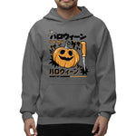 Anime Pumpkin Adult Pullover Hoodie | Premium Halloween Clothing