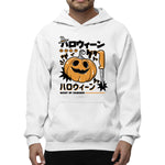 Anime Pumpkin Adult Pullover Hoodie | Premium Halloween Clothing